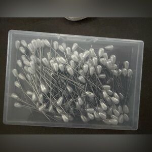 White Pearl-Head Boutonniere Pins